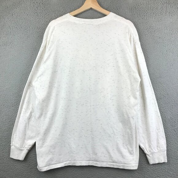 Vintage Alaska Polar Graphic Tee Wolf Frontier Single Stitch T Shirt Long sleeve - Picture 3 of 11